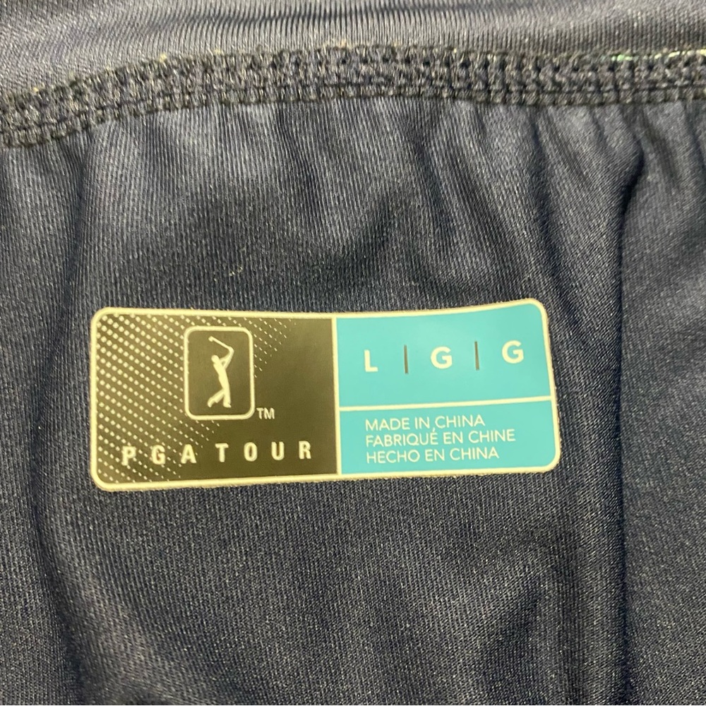 PGA Tour Floral Blue Skort 3 Pockets Size Large Tennis‎ Pickleball Activewear - Picture 11 of 12